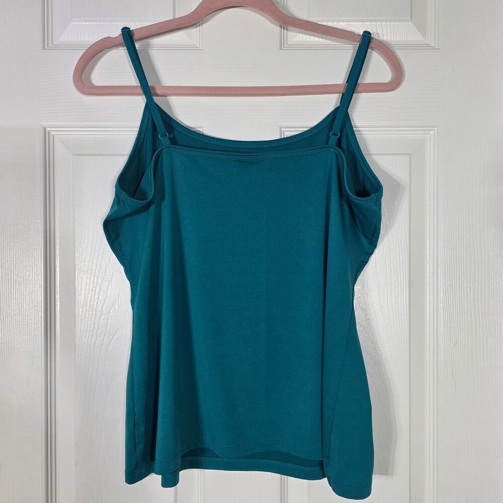 Fashion Bug Teal Green Spaghetti Strap Camisole Tank Top Size XL